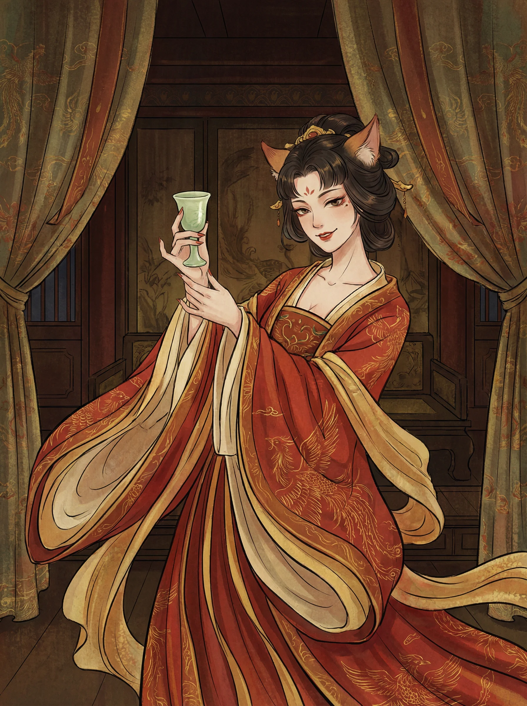 妲己 - 无翼乌口工全彩无漫画 封神榜截教动漫角色